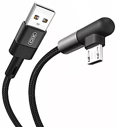 Кабель USB XO NB152 micro USB L-Type Cable Black