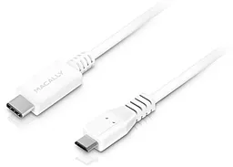 USB Кабель Macally USB-C micro USB Cable White (UC2UMB-W)