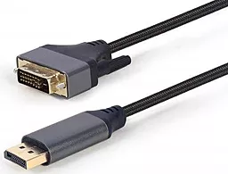 Відеокабель Cablexpert DisplayPort - DVI 1.8м Black (CC-DPM-DVIM-4K-6)