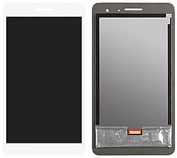 Дисплей для планшета Huawei MediaPad T1 7 T1-701U (желтый шлейф) + Touchscreen White