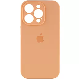 Чехол Silicone Case Full Camera для Apple iPhone 15 Pro Cantaloupe