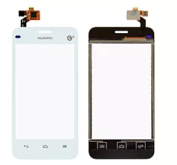 Сенсор (тачскрин) Huawei Ascend Y320-U30 Dual Sim (с разъемом для камеры) White