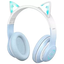 Навушники XO BE38 Cats Ear Blue