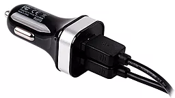 Автомобильное зарядное устройство Momax XC USB 1a 2xUSB-A ports car charger black (SCC02DD) - миниатюра 2