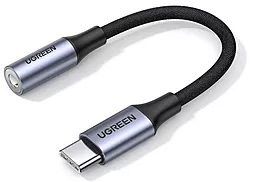Аудио-переходник Ugreen AV161 USB Type-C to 3.5mm Jack Space Gray