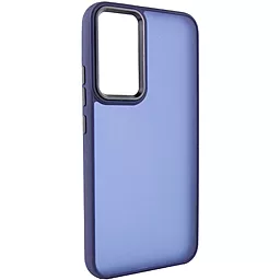 Чехол Epik TPU+PC Lyon Frosted для Samsung Galaxy A54 5G  Navy Blue - миниатюра 2