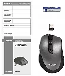 Компьютерная мышка Sven RX-425W Gray - миниатюра 8