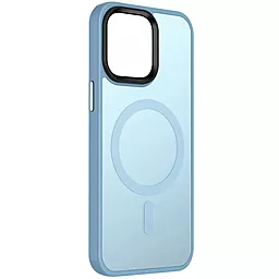 Чехол Epik Metal Buttons with MagSafe Colorful для Apple iPhone 14 Mint
