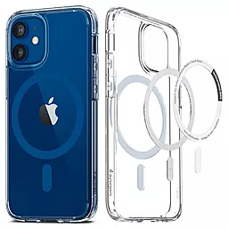 Чехол Spigen iPhone 12, iPhone 12 Pro - Ultra Hybrid MagSafe Compatible Blue (ACS02627) - миниатюра 2