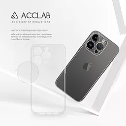 Чехол ACCLAB TPU для Apple iPhone 14 Pro Transparent - миниатюра 4