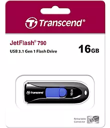 Флешка Transcend JetFlash 790 16GB USB 3.0 (TS16GJF790K) Black - мініатюра 5