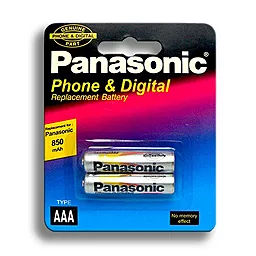 Аккумулятор Panasonic AAA (R03) NiMH 850mAh 1шт