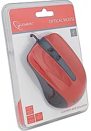 Компьютерная мышка Gembird MUS-101-R Red - миниатюра 3
