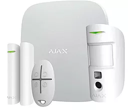 Комплект сигнализации Ajax StarterKit Cam Plus (Hub 2 Plus / MotionCam / DoorProtect / SpaceControl)