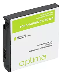 Усиленный аккумулятор Samsung C170 / AB553436AE (900 mAh) Optima