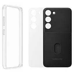 Чохол Samsung Galaxy S23 Frame Case Transparent/Black (EF-MS911CBEGRU)