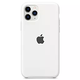 Чехол Silicone Case для Apple iPhone 11 Pro White