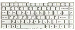 Клавиатура для ноутбука Sony Vaio VGN-FW без рамки 000270 белая - миниатюра 2