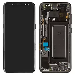 Дисплей Samsung Galaxy S8 G950 с тачскрином и рамкой, оригинал, Black