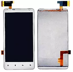Дисплей HTC Raider 4G G19 (X710e) с тачскрином, White