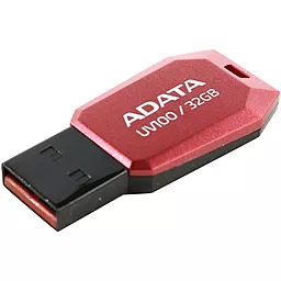 Флешка ADATA 32GB DashDrive UV100 Red USB 2.0 (AUV100-32G-RRD) - мініатюра 2