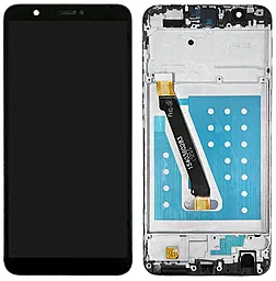 Дисплей Huawei P Smart 2017, Enjoy 7s (FIG-LX1, FIG-LA1, FIG-LX2, FIG-LX3, FIG-TL10, FIG-AL10) с тачскрином и рамкой, Black