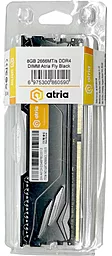 Оперативная память ATRIA 8 GB DDR4 2666 MHz Fly Black (UAT42666CL19B/8) - миниатюра 3