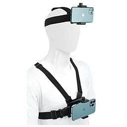 Держатель Ulanzi Select MP-2 для телефона/экшн-камеры на грудь и голову - миниатюра 3