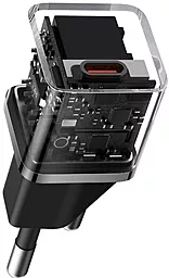 Сетевое зарядное устройство Baseus Fast Charger GaN5 30W USB-C Black (CCGN070401) - миниатюра 4