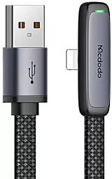 Кабель USB McDodo Zebra Series 12W 3A 1.2M Lightning Cable Black (CA-2790)