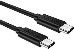Кабель USB PD Choetech 60W 3A 0.5M USB Type-C - Type-C Cable Black (CC0001) - миниатюра 3
