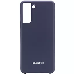 Чехол Epik Silicone Cover Full Protective (AA) Samsung G996 Galaxy S21 Plus Midnight blue