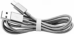 Кабель USB Xiaomi Metal USB Type-C Cable Silver (SJV4085TY)