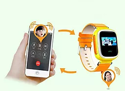 Смарт-часы Smart Baby Q60 Orange - миниатюра 4