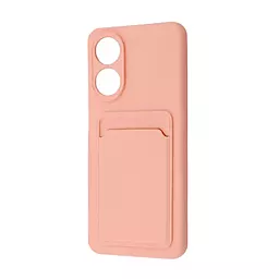 Чехол Wave Colorful Pocket для Oppo A58 4G Pale Pink