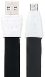 Кабель USB Remax Full Speed 2 micro USB Black