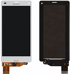 Дисплей Sony Xperia Z3 Compact (D5803, D5833, SO-02G) з тачскріном, White