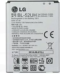 Аккумулятор LG L70 Optimus D320 / BL-52UH (2040 mAh) - миниатюра 2