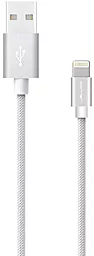 Кабель USB Jellico GS-10 Lightning Cable 1m Silver
