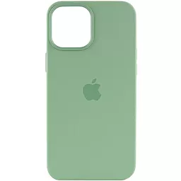 Чохол Apple Silicone Case Full with MagSafe and SplashScreen для Apple для iPhone 12  / iPhone 12 Pro Pistachio