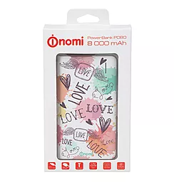 Повербанк Nomi P080 8000 mAh Love - миниатюра 5