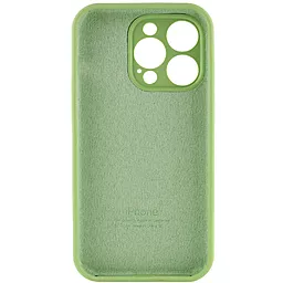 Чехол Silicone Case Full Camera для Apple iPhone 15 Pro Mint - миниатюра 2
