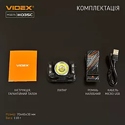 Фонарик Videx VLF-H035C - миниатюра 12