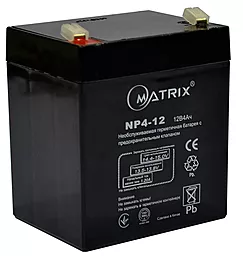 Аккумуляторная батарея Matrix 12V 4Ah (NP4-12)