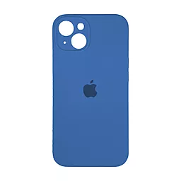 Чехол Silicone Case Full Camera для Apple iPhone 14 new lake blue