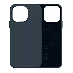 Чехол MAKE для Apple iPhone 14 Pro Max  Premium Silicone MagPro Midnight (MCLPM-AI14PMMN)