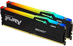 Оперативная память Kingston Fury 32 GB DDR5 (2x16GB) 5600 MHz FURY Beast RGB (KF556C36BBEAK2-32)