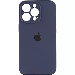 Чехол Silicone Case Full Camera Protective для Apple iPhone 13 Pro Midnight blue