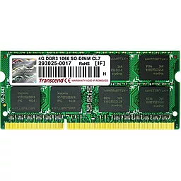 Оперативна пам'ять для ноутбука Transcend SoDIMM DDR4 4GB 2133 MHz (TS512MSH64V1H)