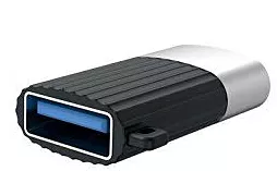 OTG-переходник XO NB149F USB2.0 to USB Type-C Black - миниатюра 2